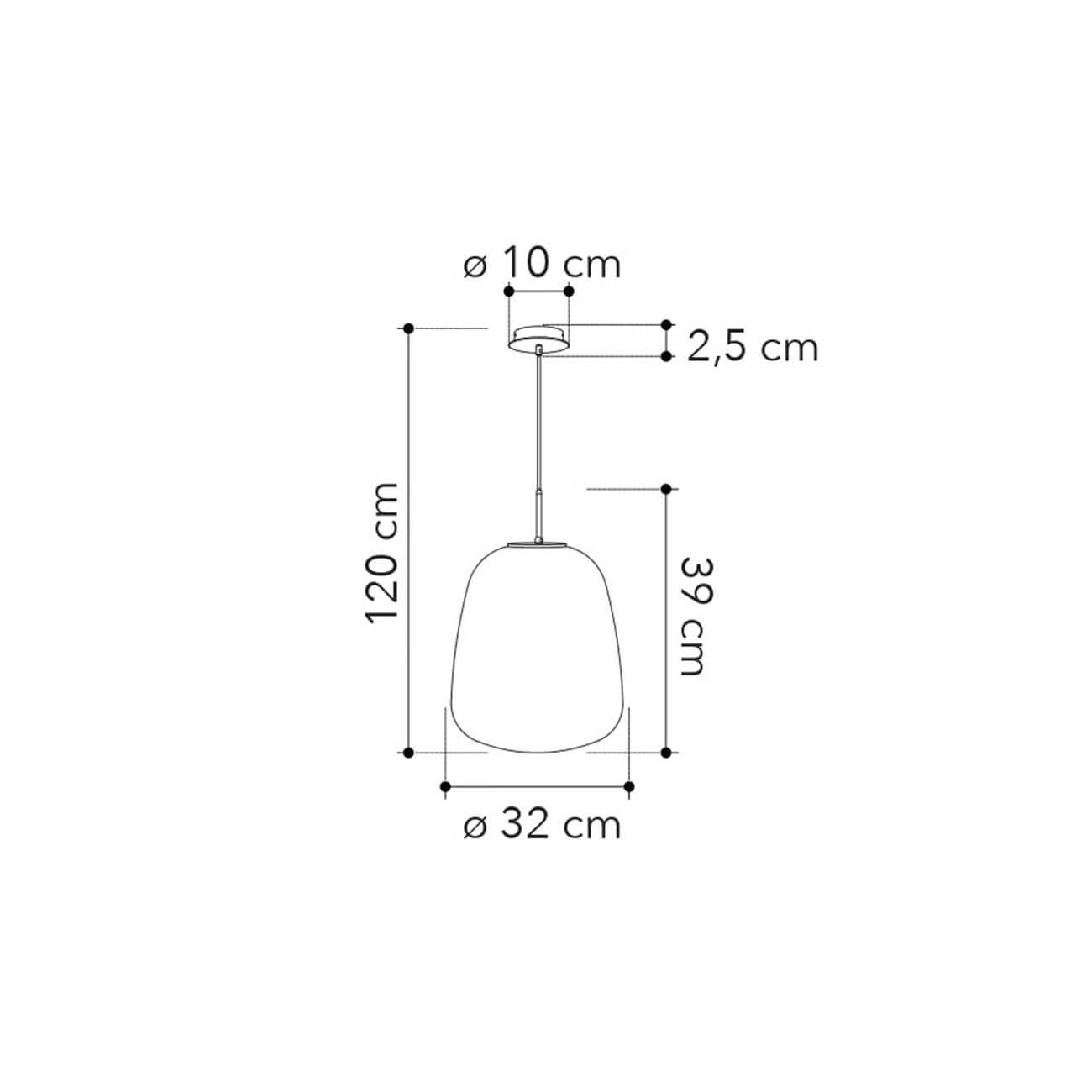 Faneurope Tolomeo E27 závesné svietidlo