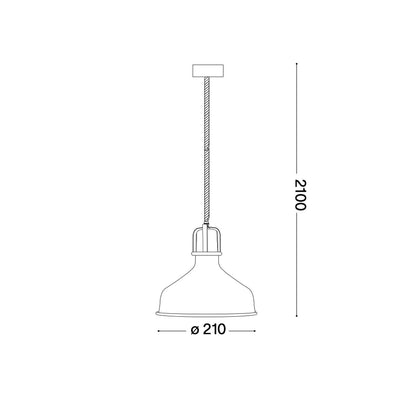 Ideal lux Eris E27 závěsné svítidlo