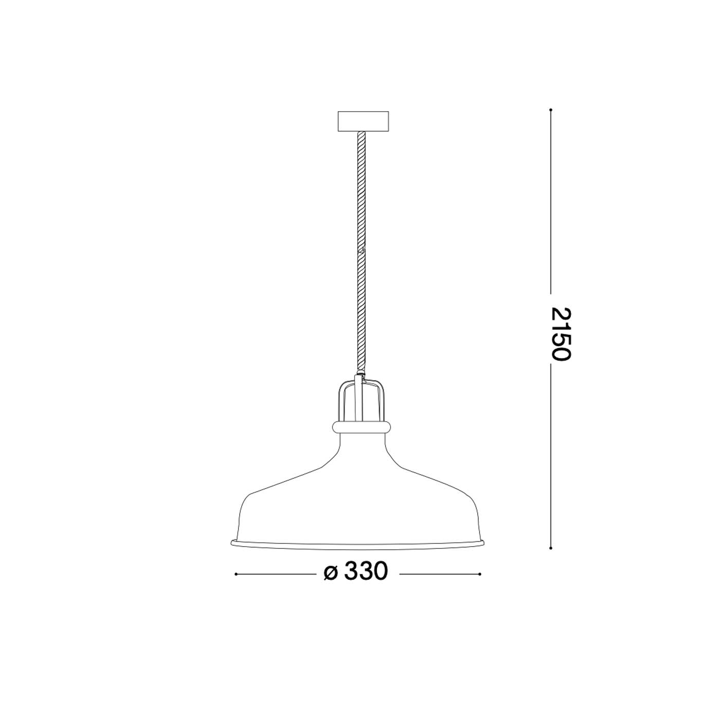 Ideal lux Eris E27 závěsné svítidlo