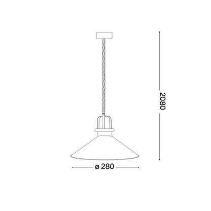 Ideal lux Eris E27 závěsné svítidlo