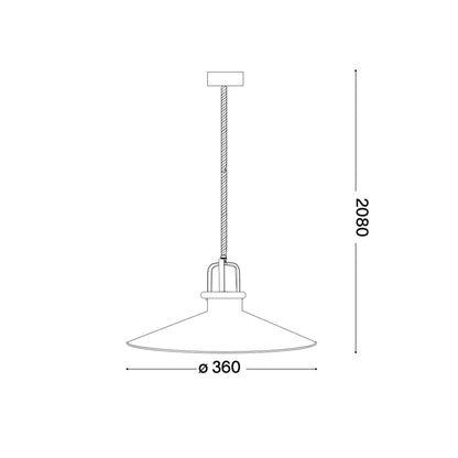 Ideal lux Eris E27 závěsné svítidlo