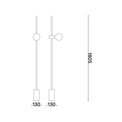 Ideal lux Eva E27 stojacia lampa