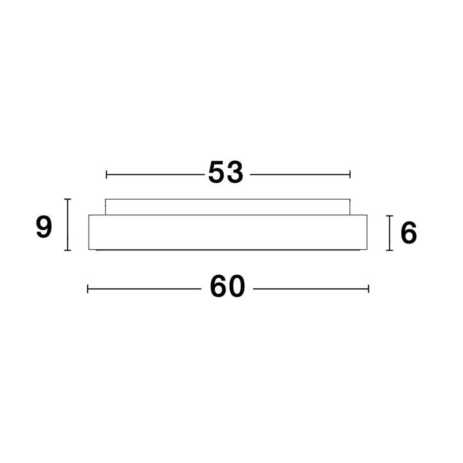 Nova Luce Rando Thin LED prisadené svietidlo stmievateľné