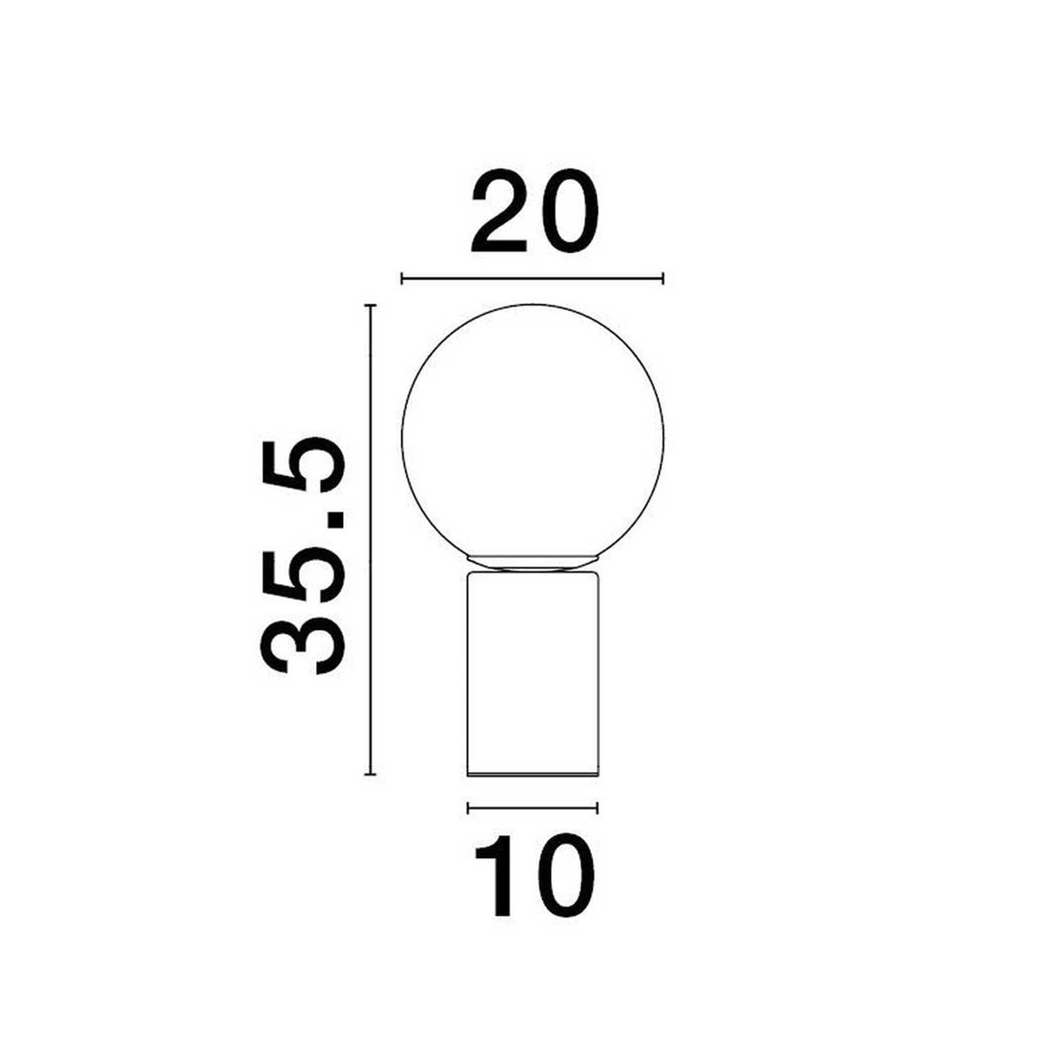 Nova Luce Vita E27 stolné svietidlo zlaté