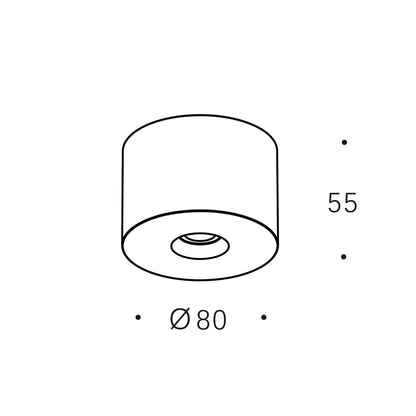 Kovové svietidlo Pebble LED Ra>90 proti oslneniu