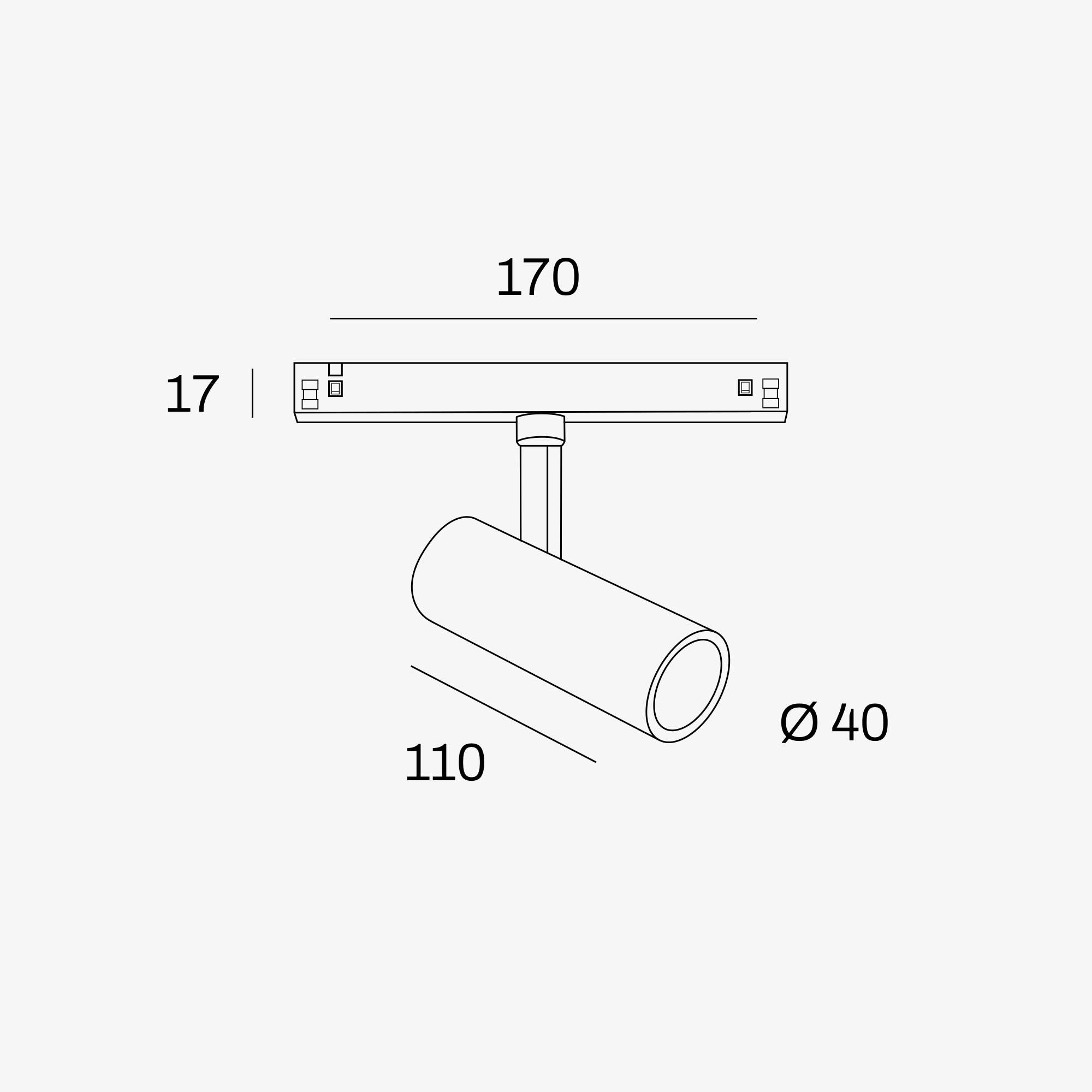 Internova Sottile  für 48V Streifen weiß