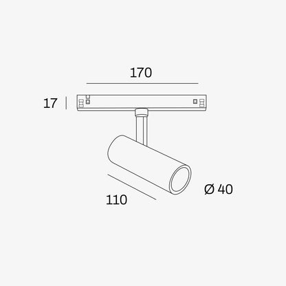 Internova Sottile  für 48V Streifen weiß