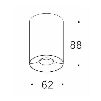 Kovové svietidlo Vellum LED Ra>90 antireflexné