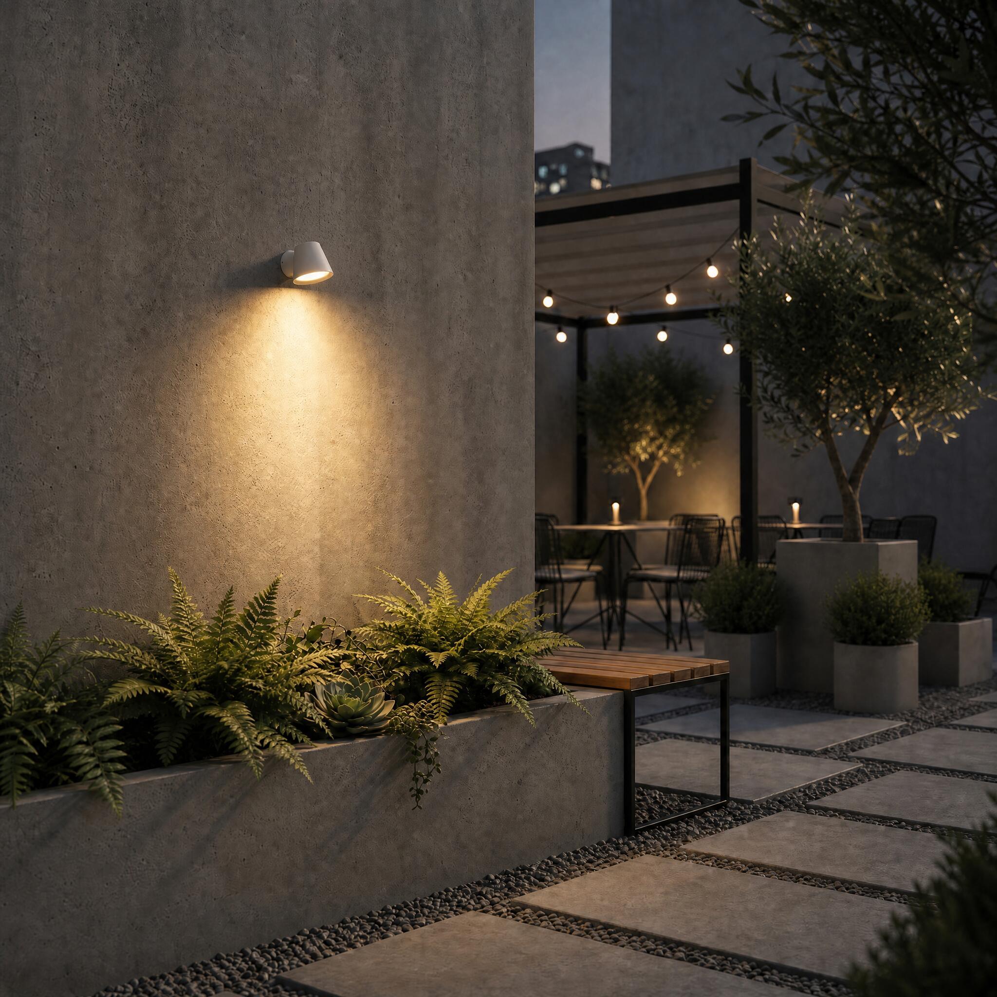 VK Light Kupo GU10 nástěnné svítidlo IP65