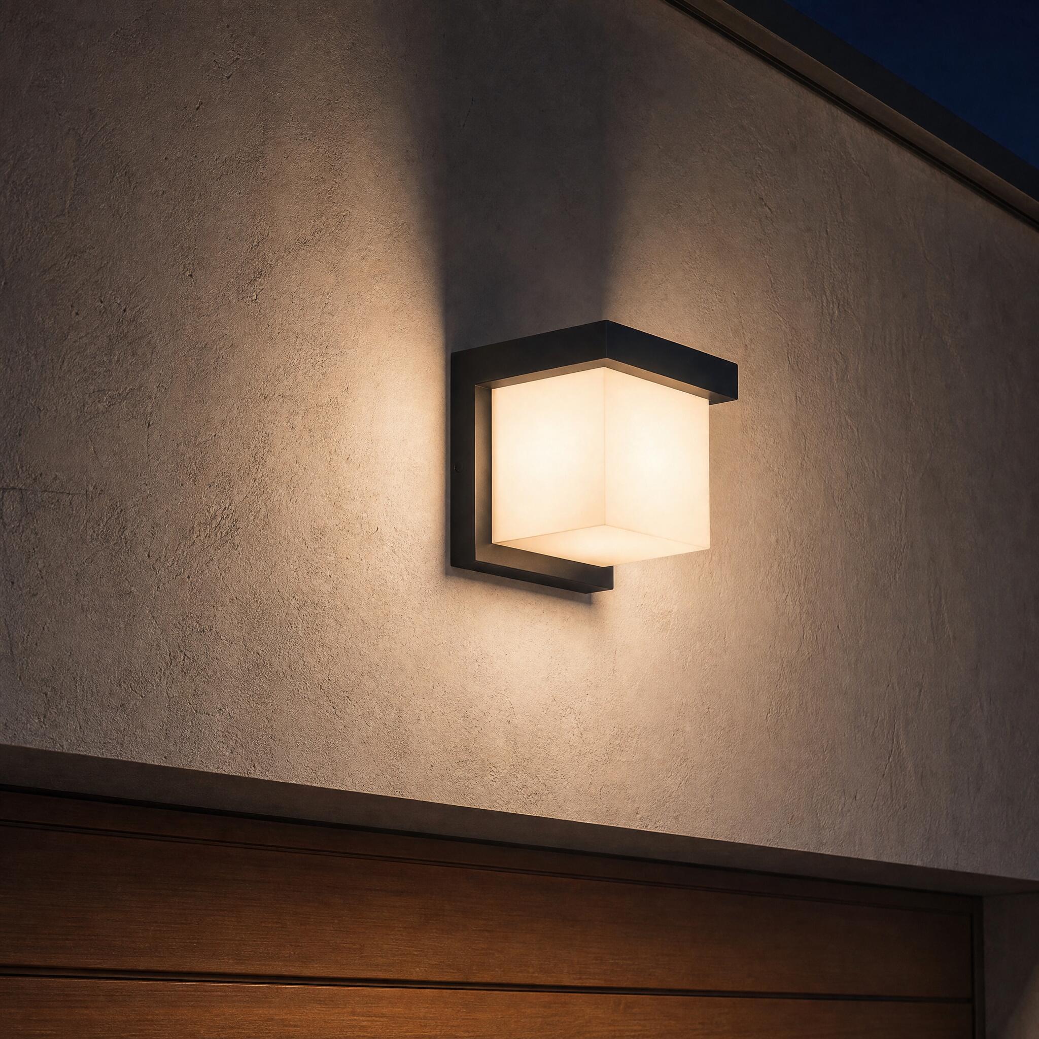 VK Light Neon LED nástěnné svítidlo IP65 čtvercové