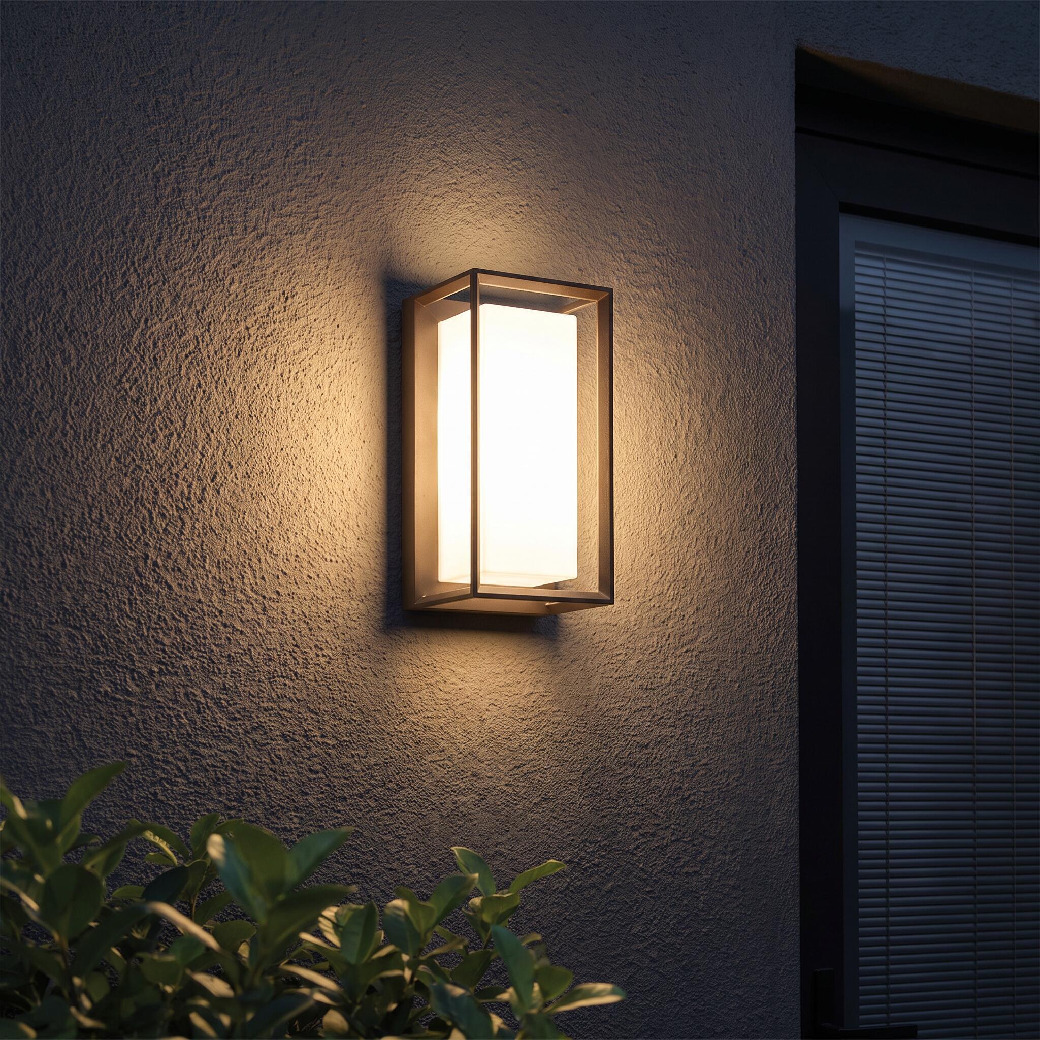 VK Light Neon LED nástěnné svítidlo IP65 obdélníkové