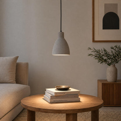 VK Light Remy E27 závěsné betonové svítidlo