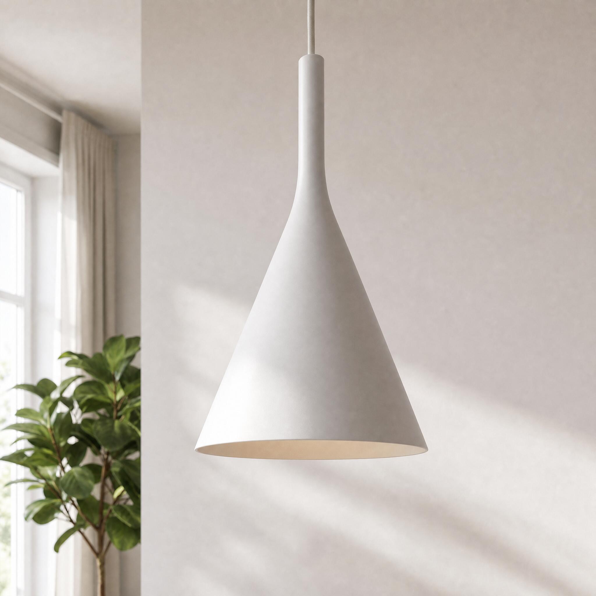 VK Light Remy E27 závěsné sádrové svítidlo