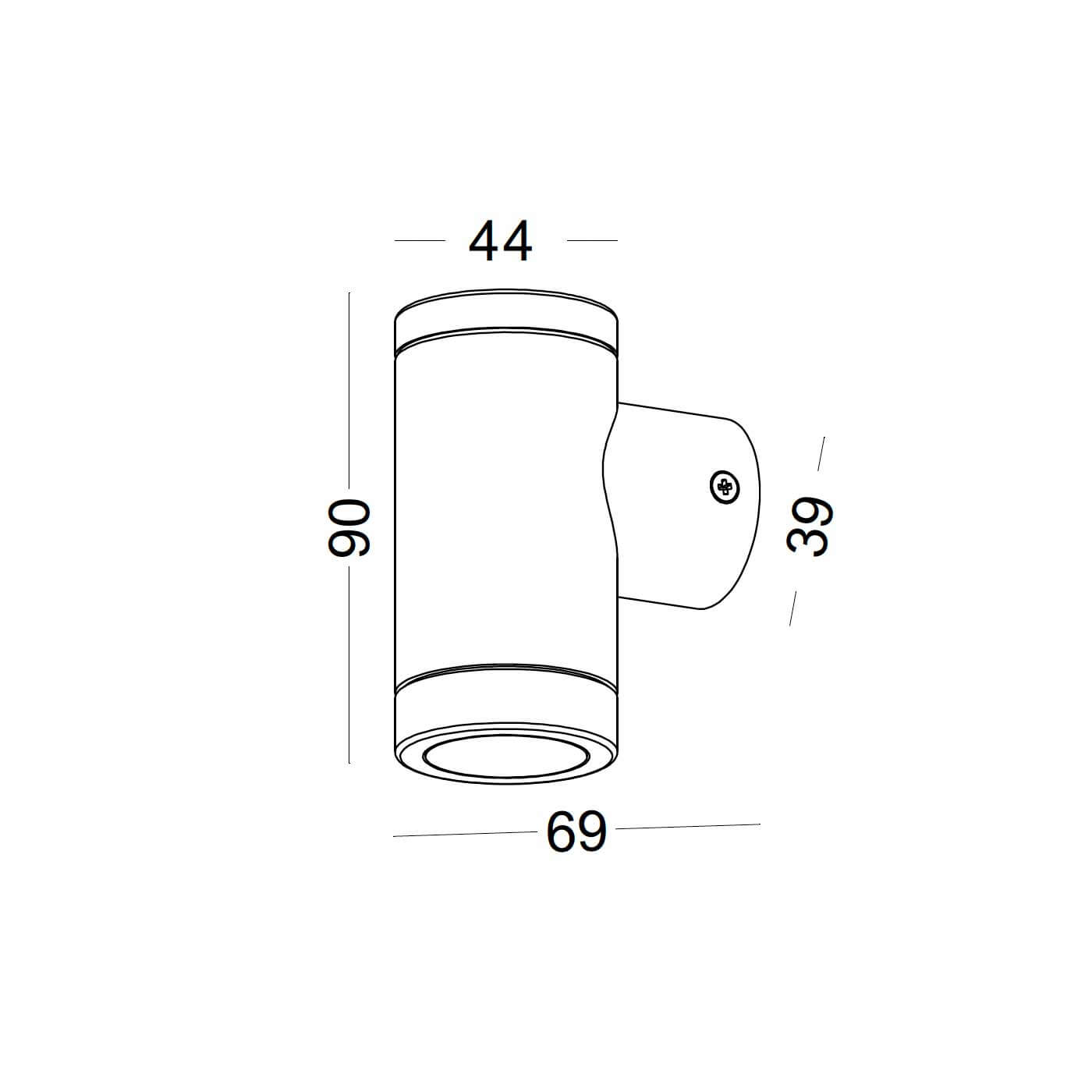 Aurelia LED nástěnné svítidlo IP65 Ra>90