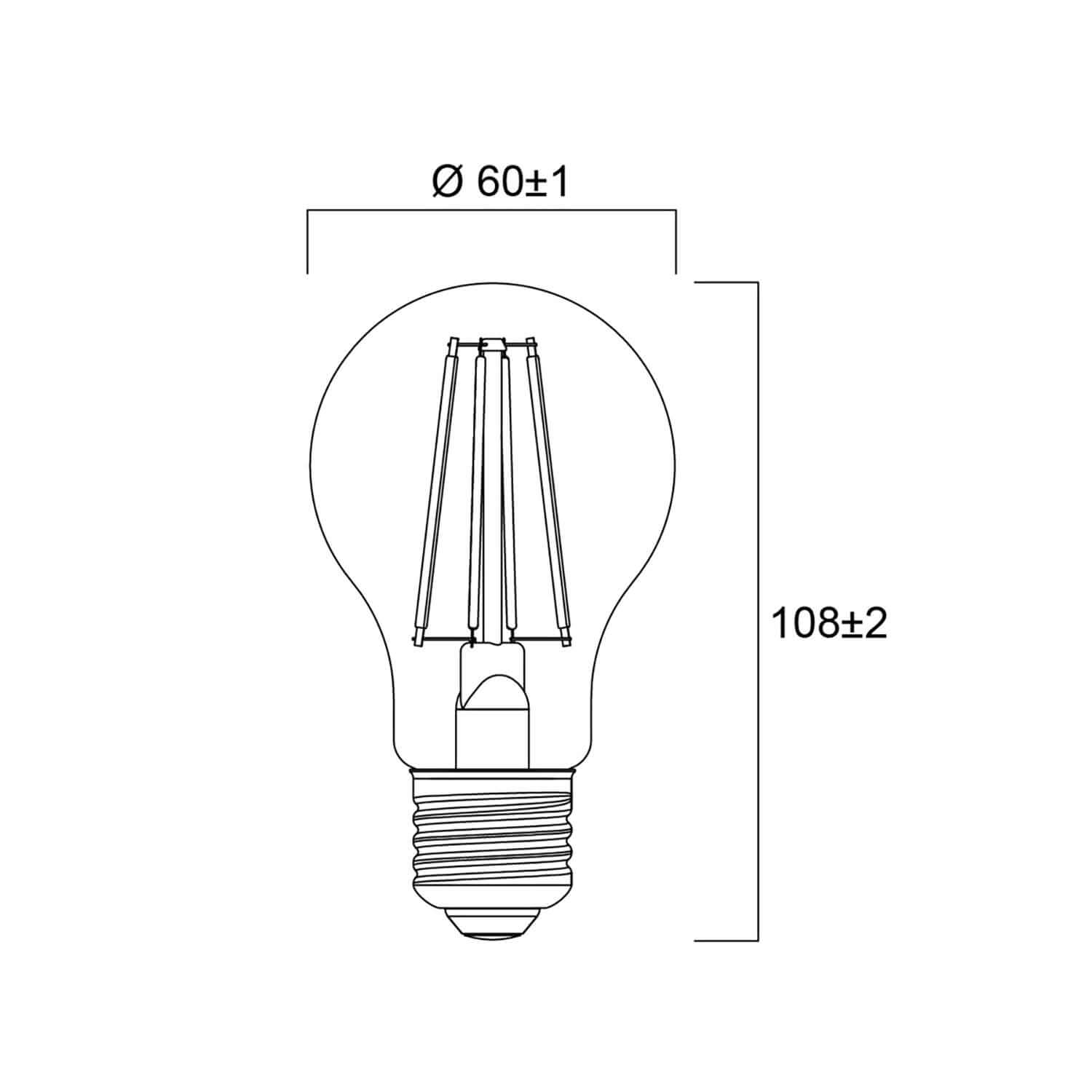 LED žárovka Sylvania RETRO E27 2700K 7W stmívatelné