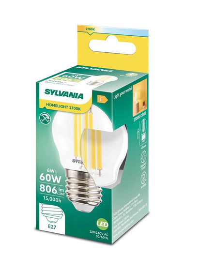 LED žárovka Sylvania RETRO E27 2700K 6W