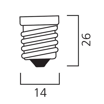 LED žiarovka Sylvania RETRO E14 2500K 2.5W