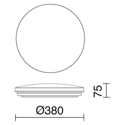 Indeluz Carme Rimless LED prisadené svietidlo