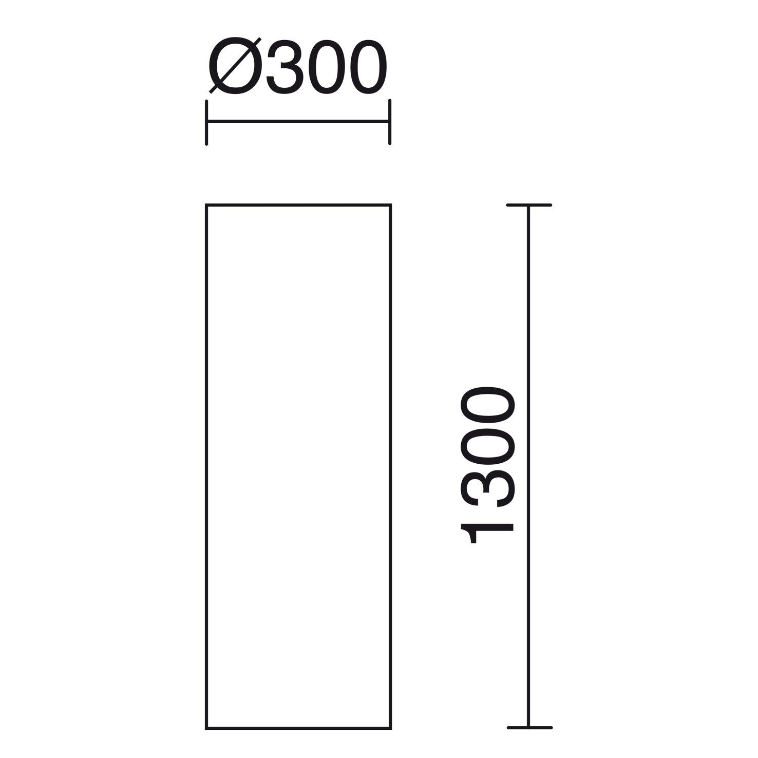 Cristher Cylinder H1300 E27 stojacia lampa