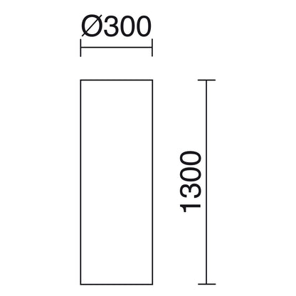 Cristher Cylinder H1300 E27 stojacia lampa