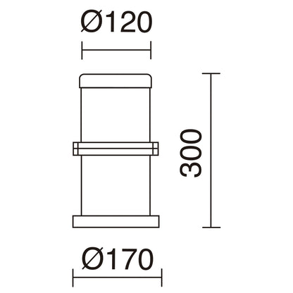 Lampa kolumnowa Dopo Omo E27 antracyt