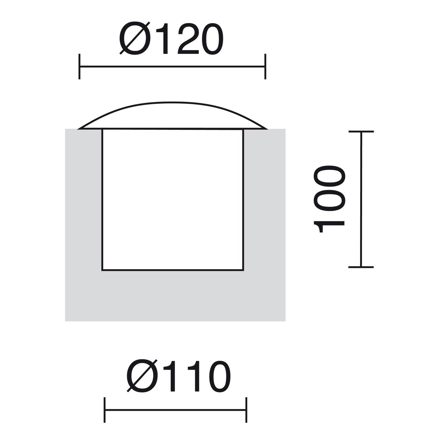 Cristher Suri S 1 Beam LED zápustné svítidlo