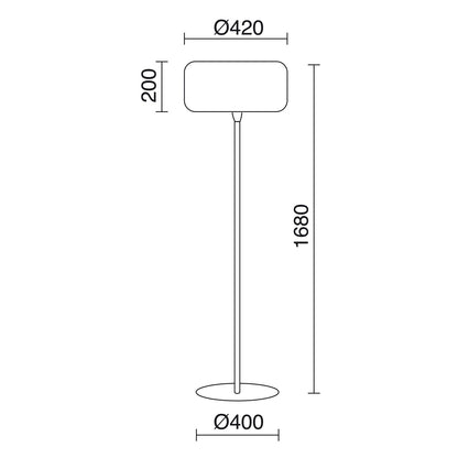 Cristher Tasmania E27 stojacia lampa