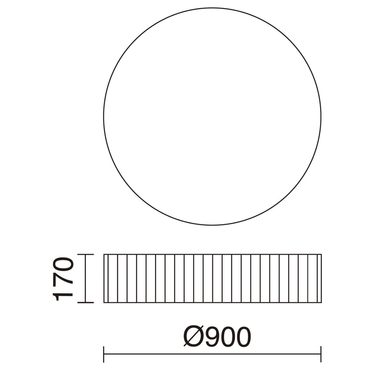 Exo Vorada N LED circular ceiling light beige