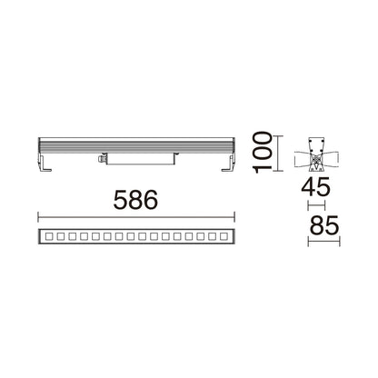 Cristher Walk Flood L586 LED bodové svietidlo