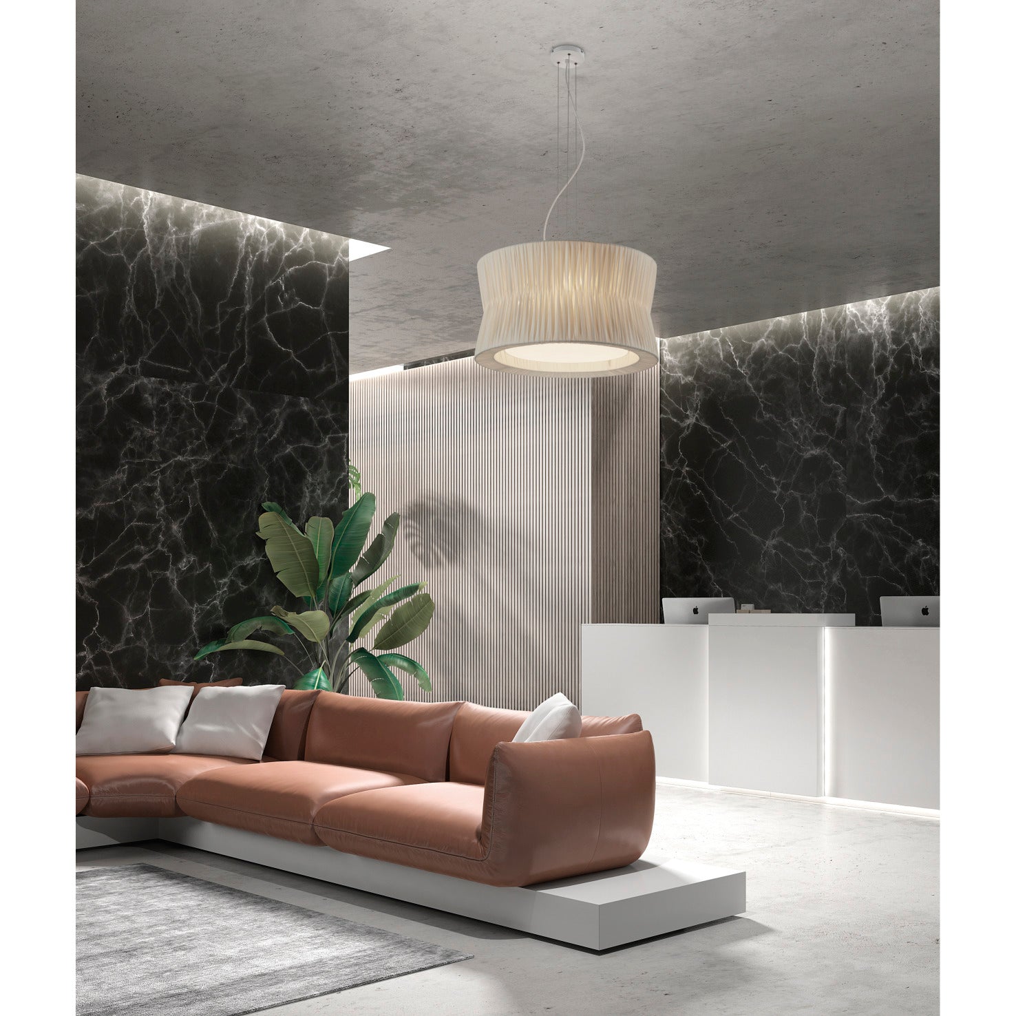 Exo Cora P E27 pendant light black