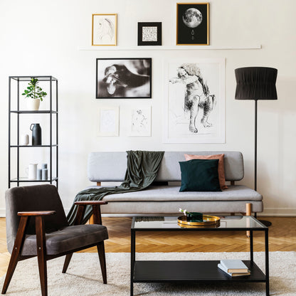 Exo Cora F E27 floor light black