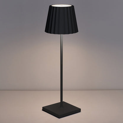 Dopo Litta Round LED prenosná lampa čierna