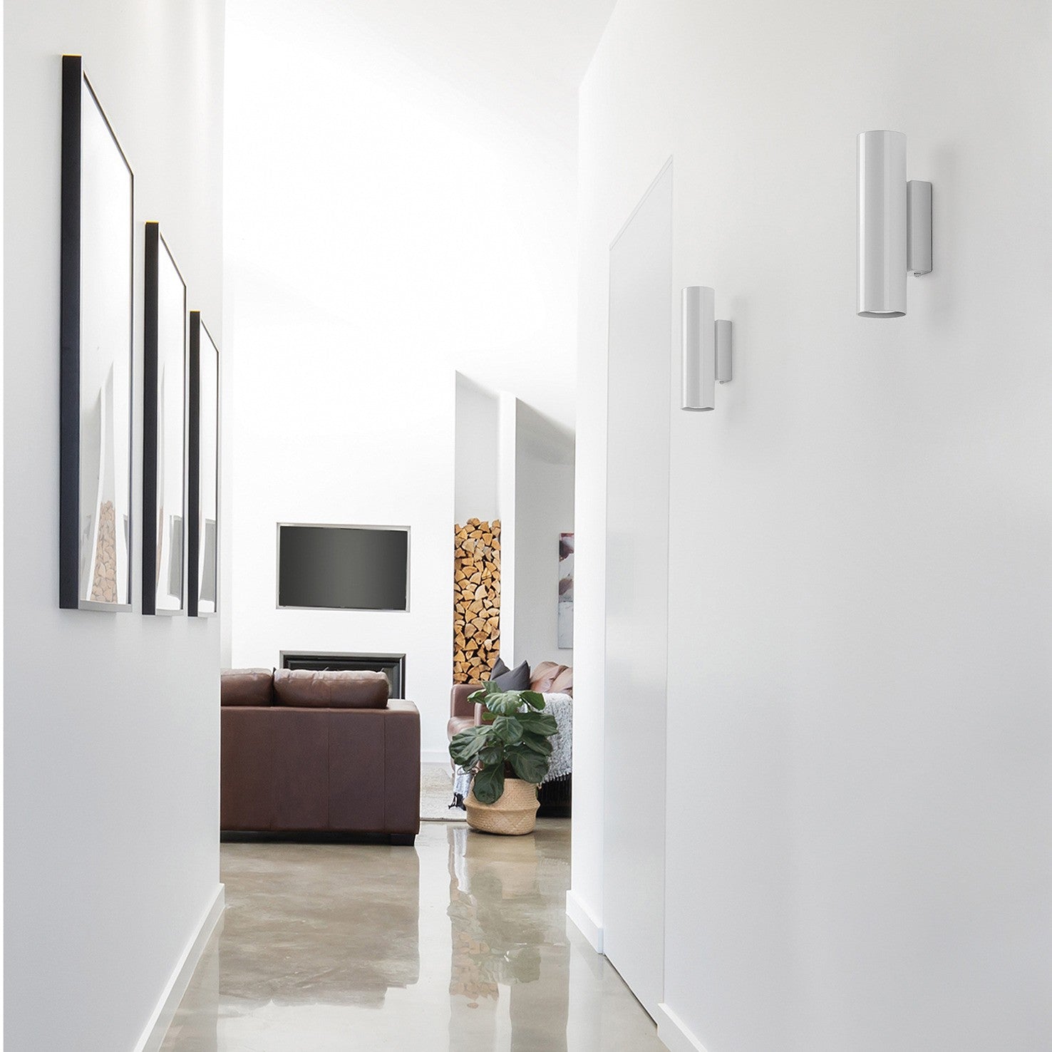 Exo Tania W GU10 wall light white