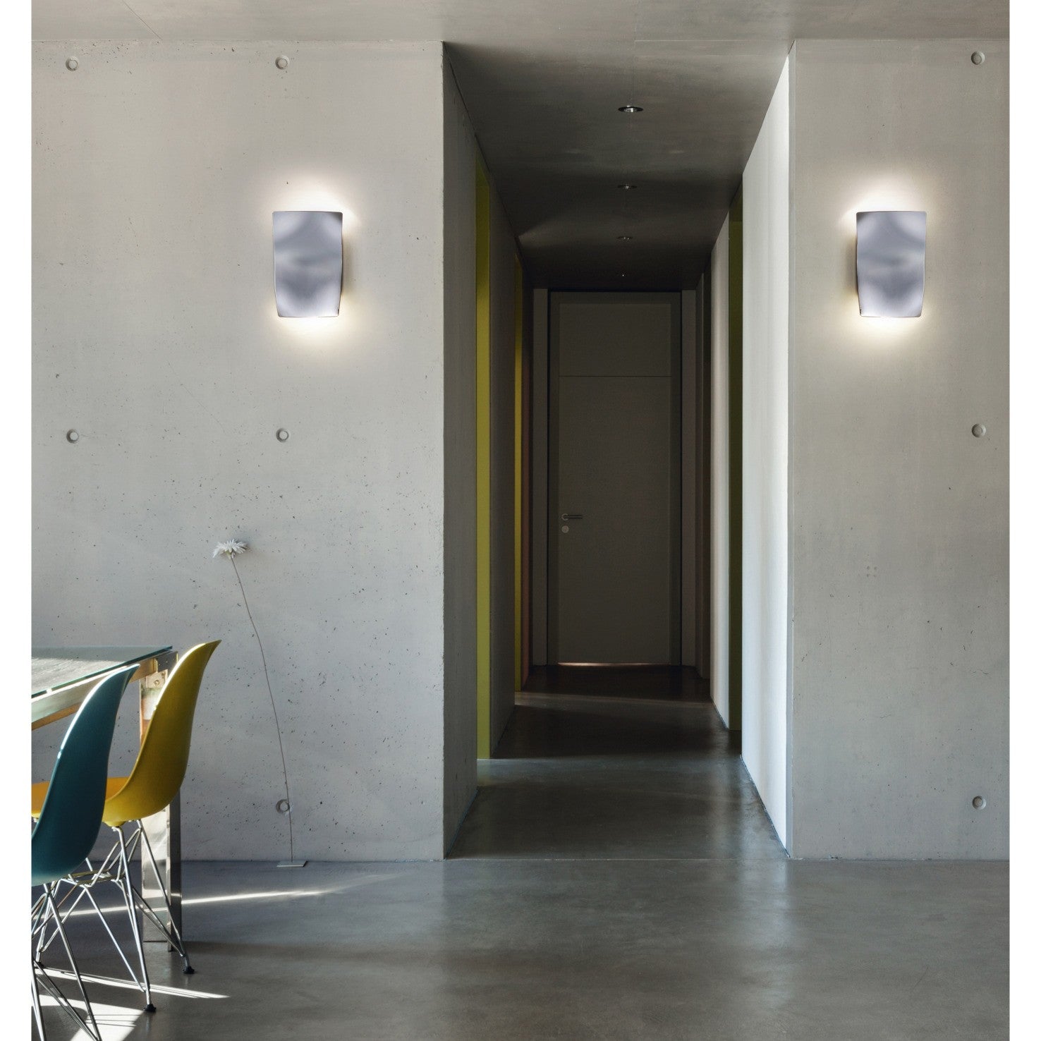 Exo Toliman LED wall light white