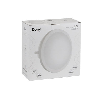 Dopo Far Round LED wall light white