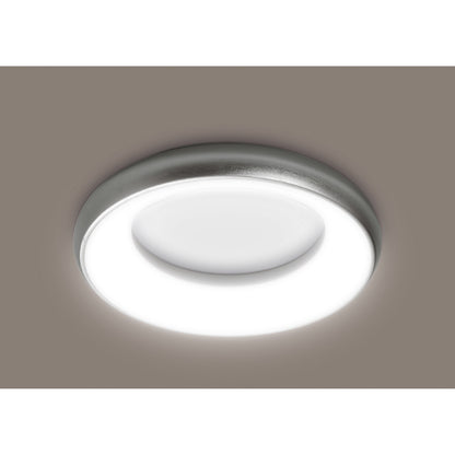 Exo Fred LED circular ceiling light black