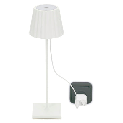 Dopo Litta Round LED portable lamp white