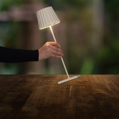 Dopo Litta Round LED portable lamp white