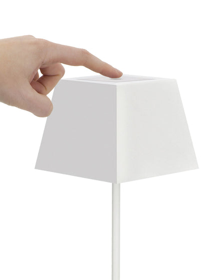 Dopo Litta Square LED přenosná lampa bílá