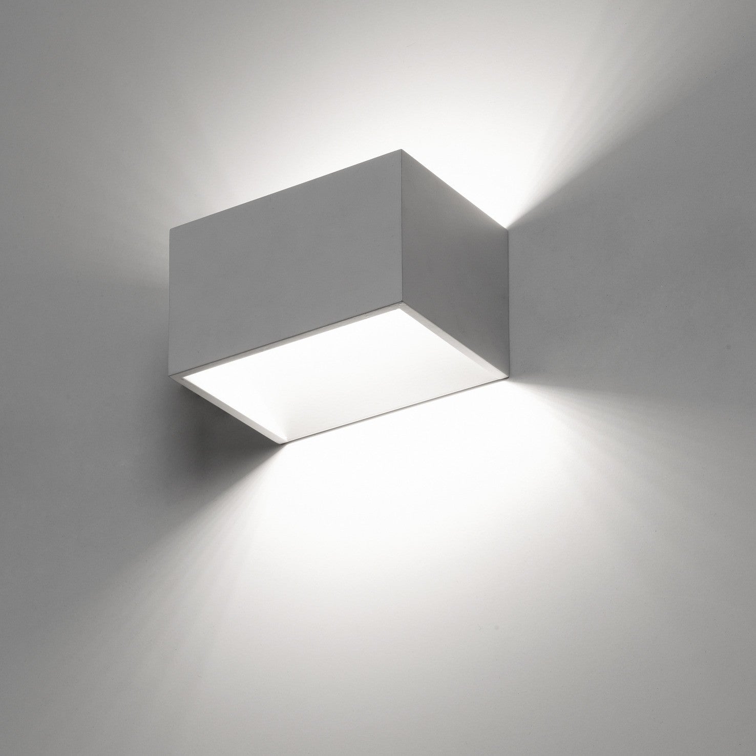 Exo Rett LED nástěnné svítidlo bílé