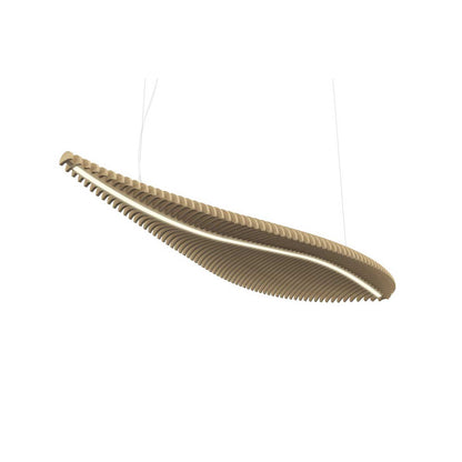 Exo Fish Wood LED pendant light