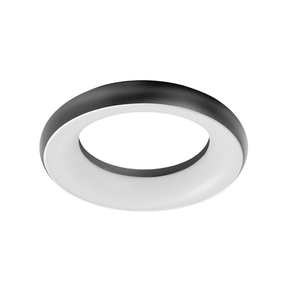 Exo Fred LED circular ceiling light black