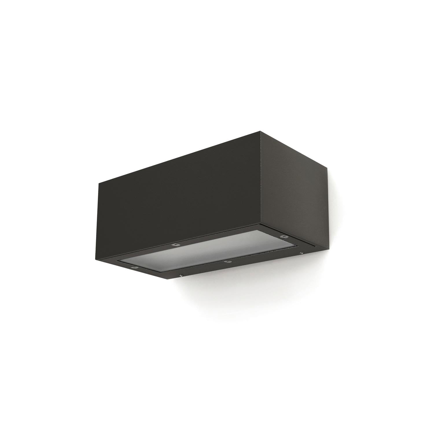 Dopo Isora up/down rectangle LED přisazené svítidlo antracitové