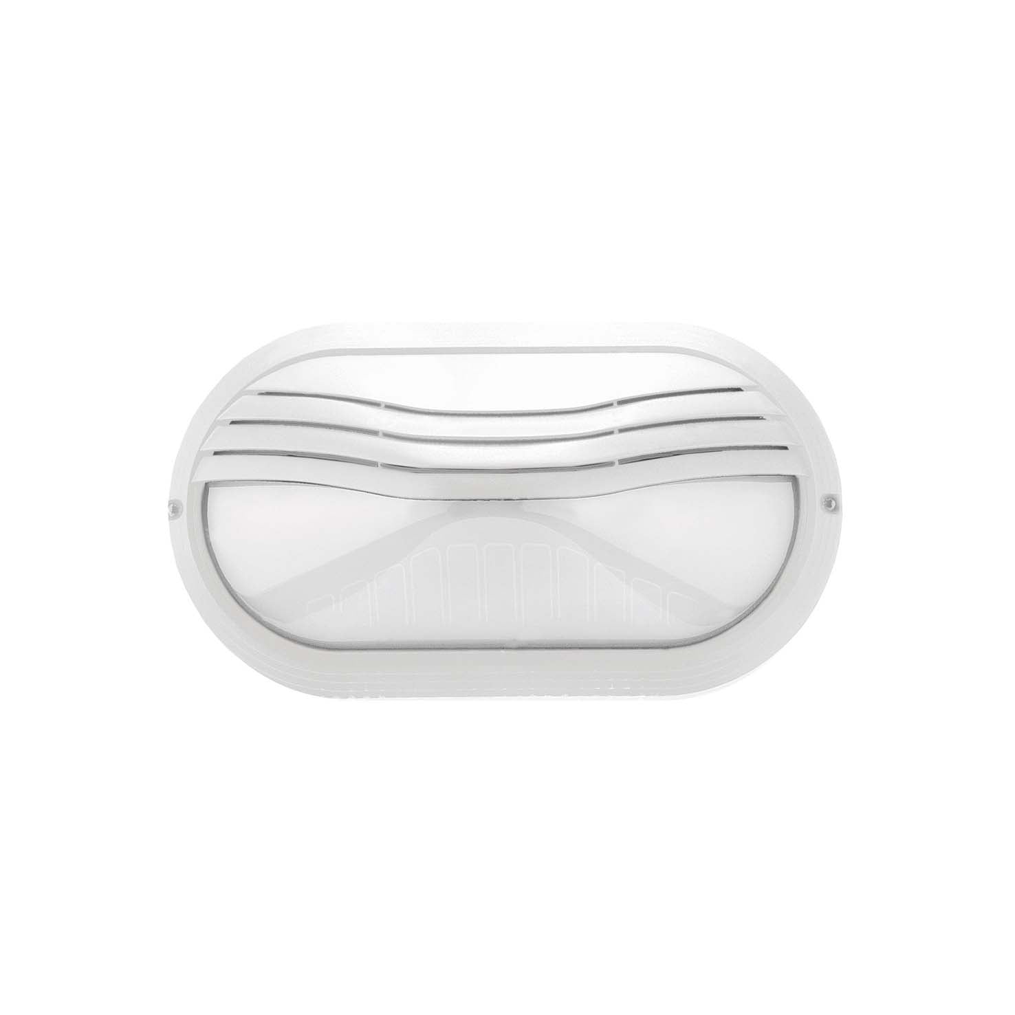 Cristher Plaff Oval Haube E27  weiß