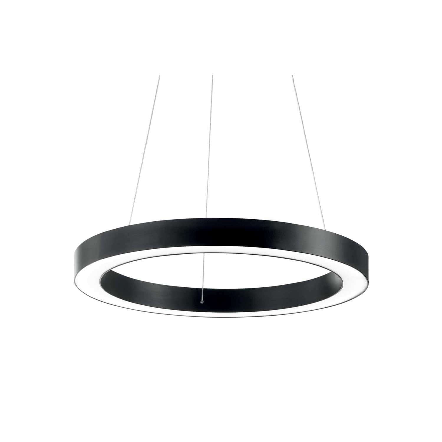 Ideal lux LED kruhové svítidlo černé