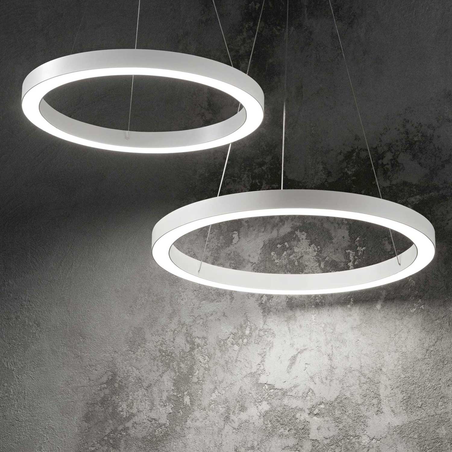 Ideal lux LED kruhové svítidlo bílé