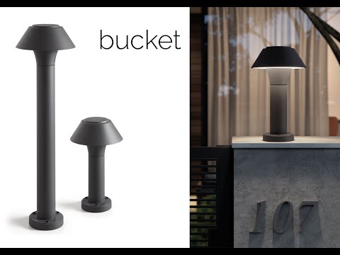 Dopo Bucket wall LED přisazené svítidlo